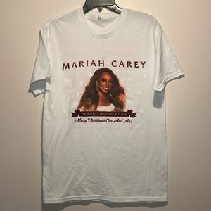 Mariah Carey- Merry Christmas One And All Tour Date T-Shirt- Size M/L